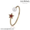 51754 Xuping luxury Jewelry ,Pentagram elegant pearl bangle for women